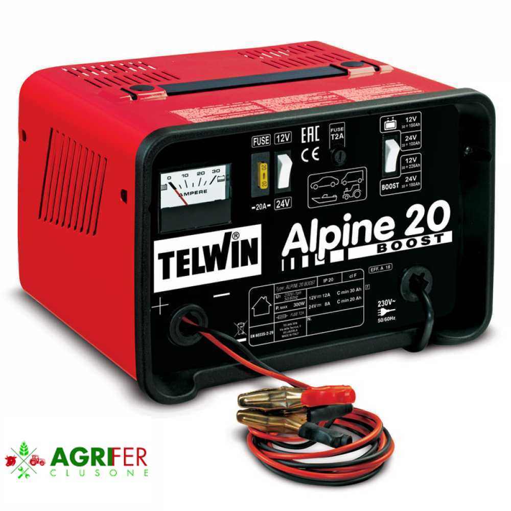 CARICABATTERIE PORTATILE ALPINE20 BOOST TELWIN