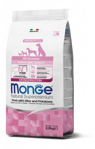 MONGE PUPPY & JUNIOR ALL BREEDS MONOPROTEICI 12 KG