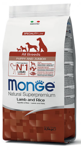 MONGE PUPPY & JUNIOR ALL BREEDS MONOPROTEICI 12 KG