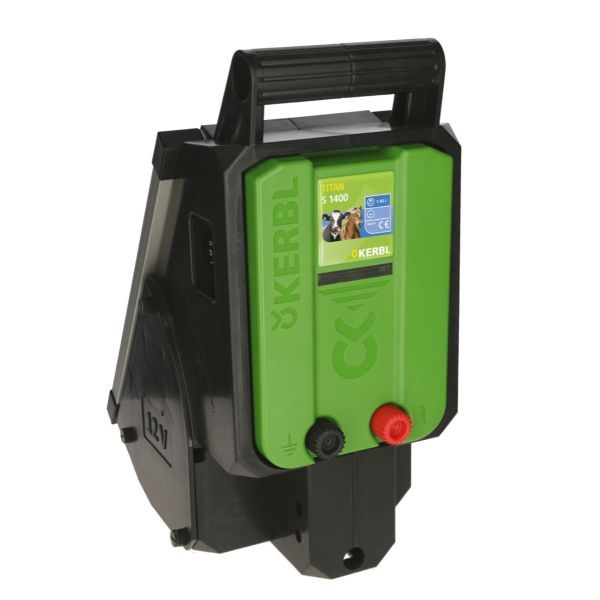 ELETTRIFICATORE SOLARE PER RECINTO ELETTRICO TITAN SOLAR S1400 1,40J COMPLETO BATTERIA AGM 4 AH